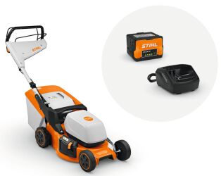 Kosiarka akumulatorowa Stihl RMA 248 T akumulator AK 30S + ładowarka AL 101 z napędem