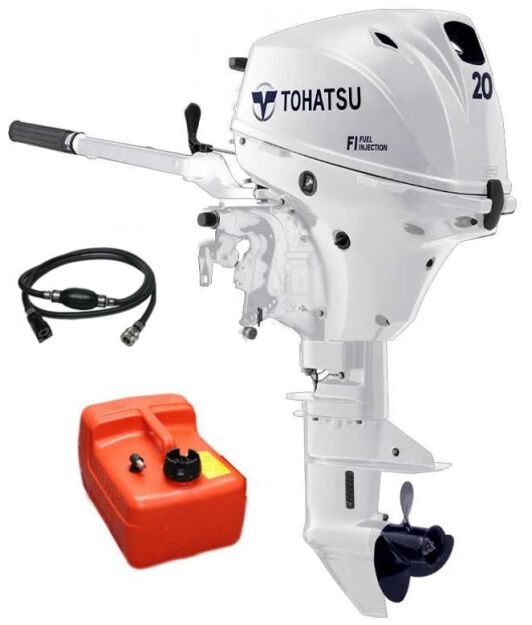 Silnik zaburtowy Tohatsu MFS 20 L biały (20