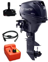 Silnik zaburtowy Tohatsu MFS 20 EPS (15") elektryczny rozruch, manetka